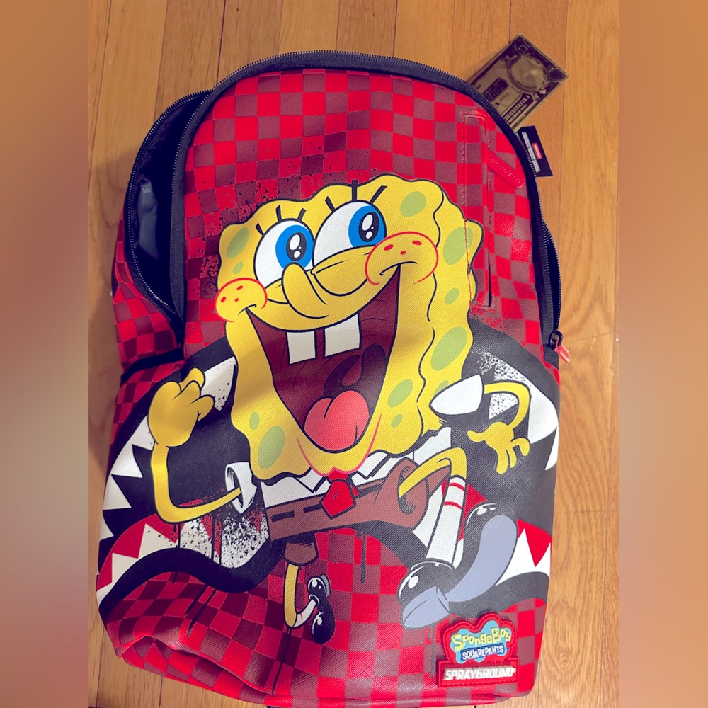 Sprayground SpongeBob SquarePants Backpack - Limited Edition, Brand New
